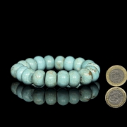 Pulsera de dieciocho cuentas de turquesa, dinastía Liao