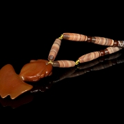 Collar de Dzi de ágata 