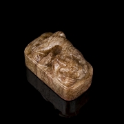 Jade seal ‘Reclining Dragon’, Ming Dynasty