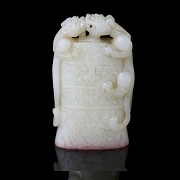 Sello de jade blanco