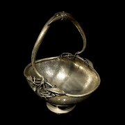 Frutero Art Nouveau de plata