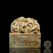 Gran sello de jade