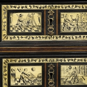 Bargueño de madera de fabricación valenciana, s.XX