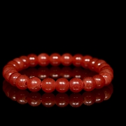Pulsera de cuentas de ágata Nanhong, dinastía Liao