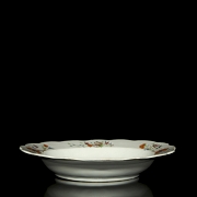 Pink family ‘Flowers and rocaille’ porcelain dish, Qing dynasty - 5