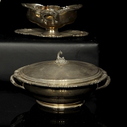 Conjunto de seis objetos de plata, s.XX