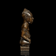 Figura conmemorativa, pueblo Kuba, R.D. del Congo, s.XX