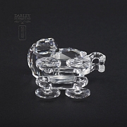 Dos piezas en cristal de Swarovski, carrito bebe, y tarta - 2