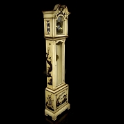 Reloj de antesala Grandfather estilo Chinoiserie, 'Tempus Fugit', c. 1970-1980