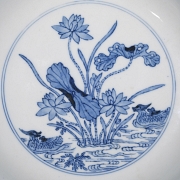 Plato de porcelana 
