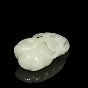 Figura de jade blanco