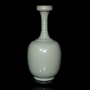 Jarrón de porcelana con esmalte 