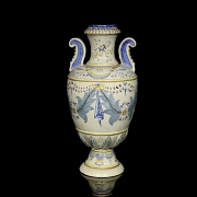 Juan Ruiz de Luna (1863–1945) Floral Amphora, early 20th century - 1