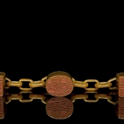 Conjunto de sellos de Shoushan, dinastía Qing