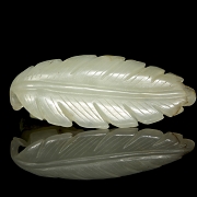 Figura de jade blanco