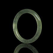 Esclava de jade verde translúcido, s.XX