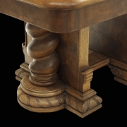 Carved wood dining room set, 20th century - 6