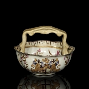 Cesto de porcelana