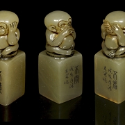Tres sellos de shoushan
