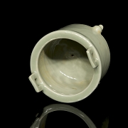 Celadon porcelain censer, Ding style, Qing dynasty - 5