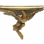 Gilded wooden corbel “Eagle,” 20th century