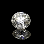 Diamante natural en talla brillante, 3.00 ct, certificado HRD