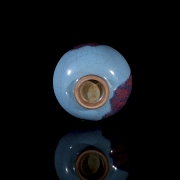 Cuenco de cerámica con esmalte Junyao, estilo Song