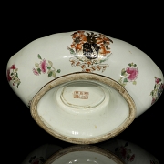 Fuente de porcelana