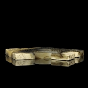 Ornamento de jade amarillo, dinastía Qin