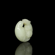 Colgante de jade blanco 