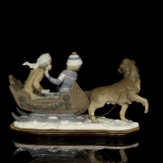 Lladró “雪橇漫游”摆件 - 4