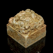 Gran sello de jade