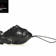 Figura de jade negro