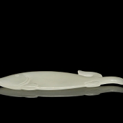 White jade plaque ‘Fish’, Qing dynasty