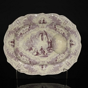 米德尔斯堡陶器厂，英国瓷质洗礼盆《天方夜谭》，19世纪