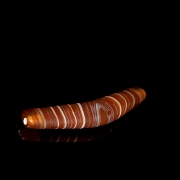 Red agate bead, Tang dynasty