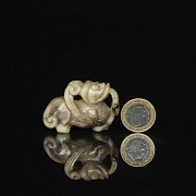 Figura de jade tallado 