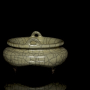 Ceramic censer “Ge yao”, Qing dynasty - 1