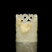 Ornamento para el pelo de jade 