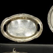 Conjunto de seis objetos de plata, s.XX