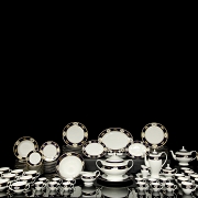 Versailles Fine Porcelain “Complete Tableware Set,” 20th century - 7