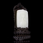 Biombo de jade blanco de Hetian 
