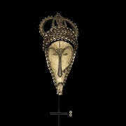 Máscara de casco ceremonial, Kuba, R.D. del Congo, s.XX - 6