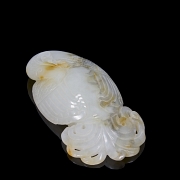Escultura de jade blanco 