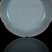 Plato de cerámica esmaltada 