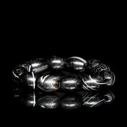 Pulsera de doce cuentas de ágata tallada, dinastía Liao
