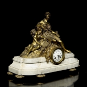 VIMA table clock, ‘Allegory’, 20th century