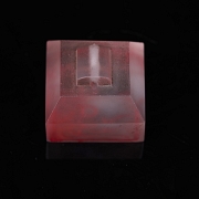 Sello de cuarzo tallado, dinastía Qing