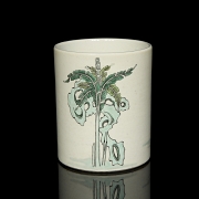 Bote para pinceles de porcelana