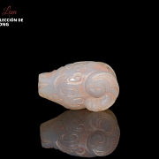 Colgante de ágata blanca 